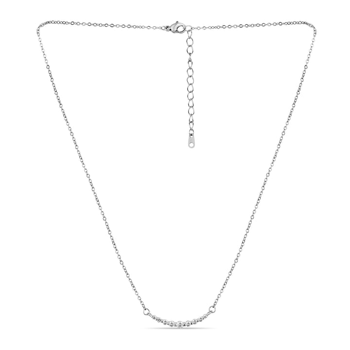 Studded Arc Pendant - Fab Couture