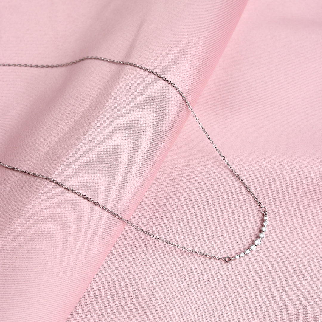 Studded Arc Pendant - Fab Couture