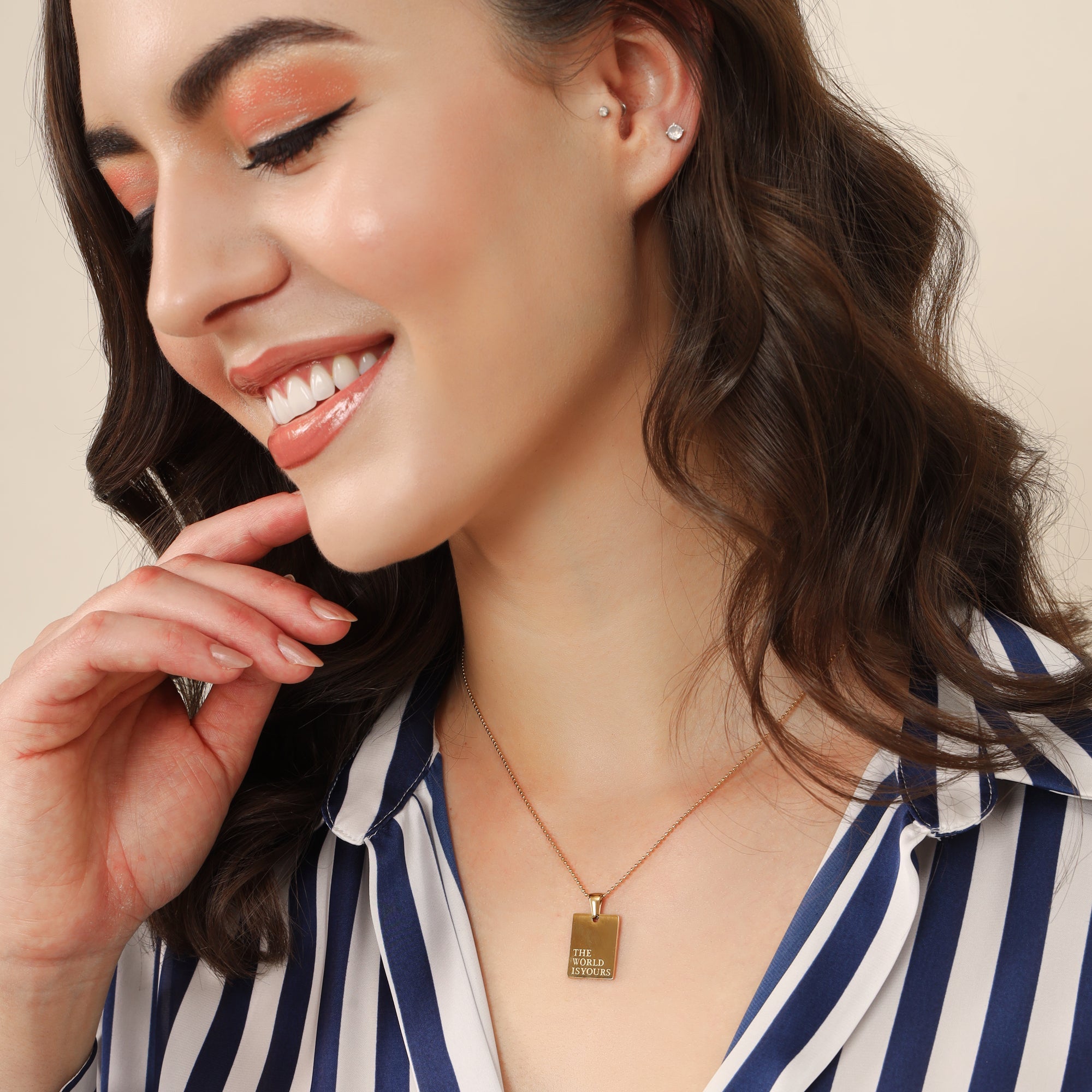 Timeless Chip Pendant - Fab Couture