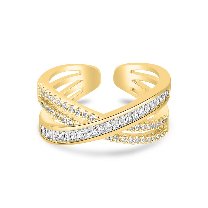 Twisted Tier Ring - Fab Couture
