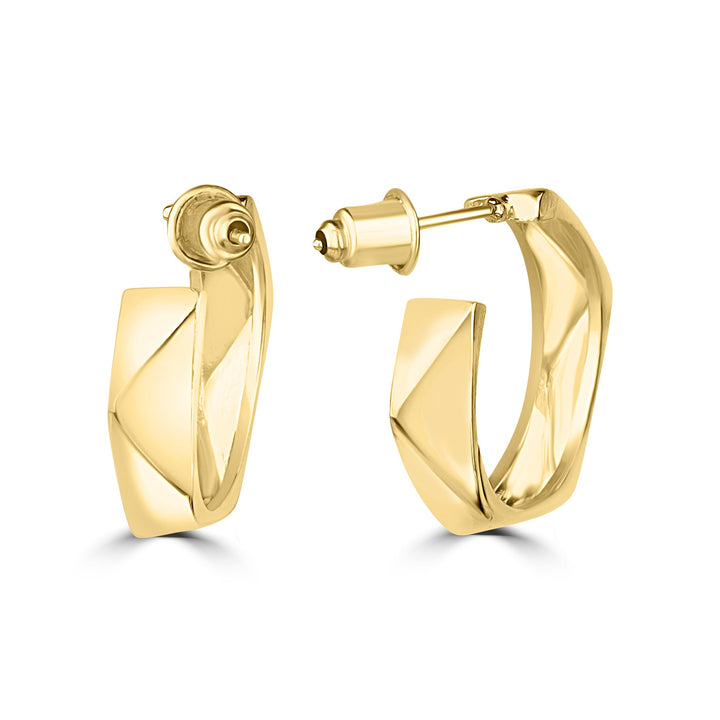 ZigZag Hoops - Fab Couture