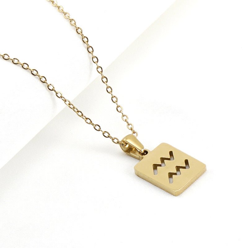 Zodiac Chip Pendant - Fab Couture