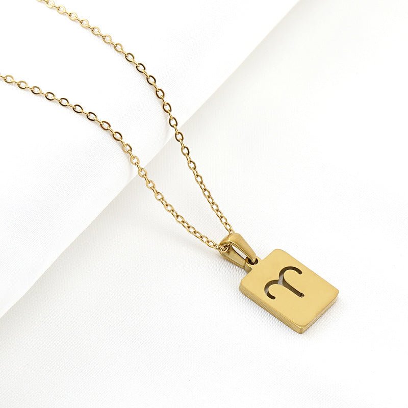 Zodiac Chip Pendant - Fab Couture