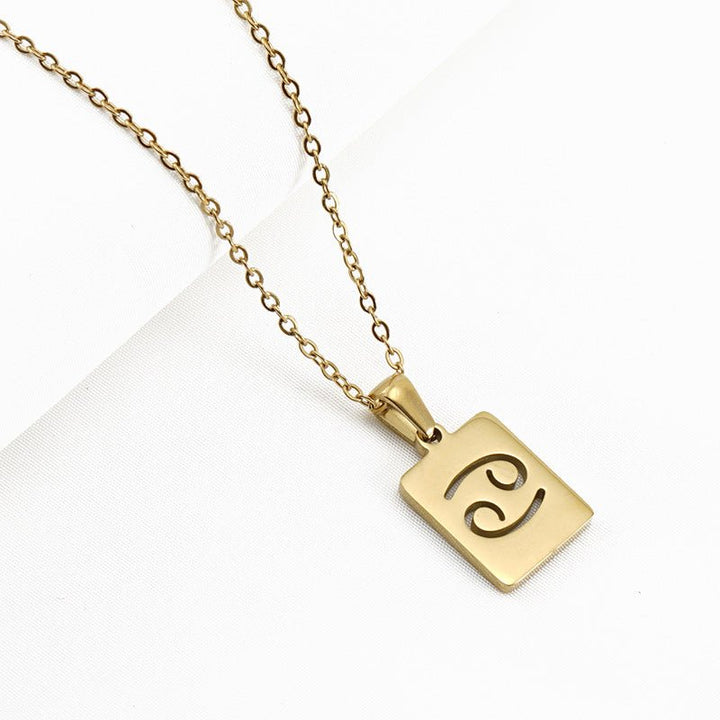 Zodiac Chip Pendant - Fab Couture