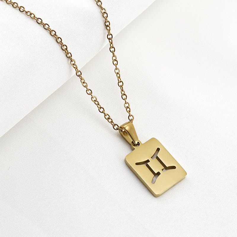 Zodiac Chip Pendant - Fab Couture
