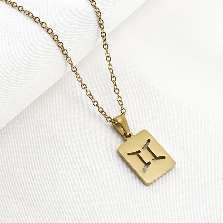 Zodiac Chip Pendant - Fab Couture