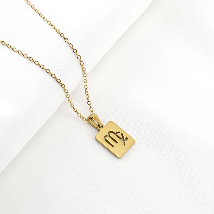 Zodiac Chip Pendant - Fab Couture