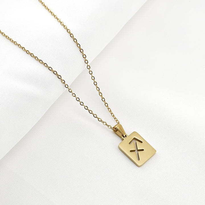 Zodiac Chip Pendant - Fab Couture
