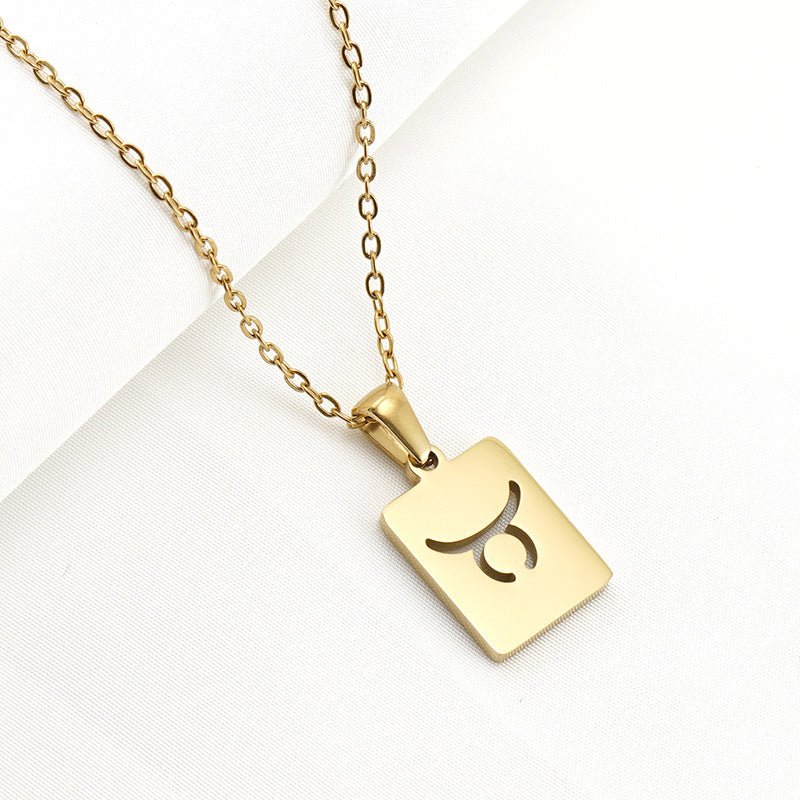 Zodiac Chip Pendant - Fab Couture