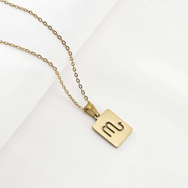 Zodiac Chip Pendant - Fab Couture