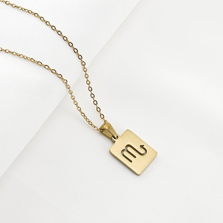 Zodiac Chip Pendant - Fab Couture